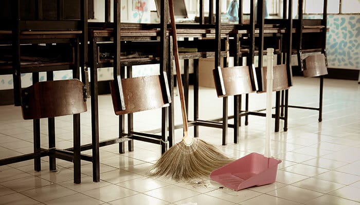 School cleaning procedures