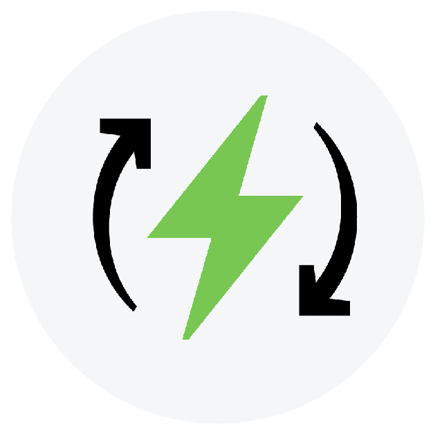 reusable power icon